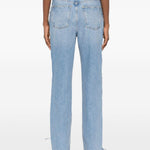 Jeans con laccetti in blu Rotate - donna 