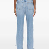 Jeans con laccetti in blu Rotate - donna 