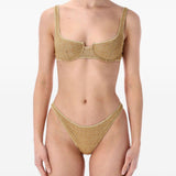 Set Bikini Lumière in oro Oséree - donna 