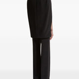 Giacca doppiopetto senza maniche in nero Alberta Ferretti - donna 