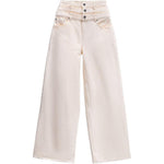 Jeans in denim con design a strati in avorio Viktor&rolf - donna 