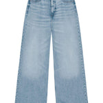 Jeans con baffatura in azzurro Ganni - donna 