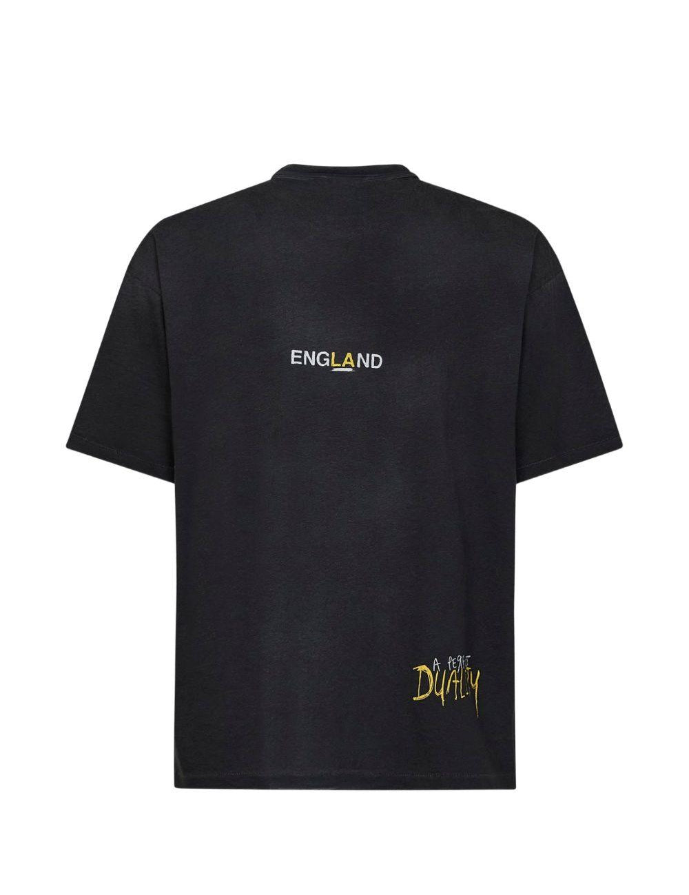 T-shirt in cotone con stampa grafica enemy  in nero Represent - uomo 