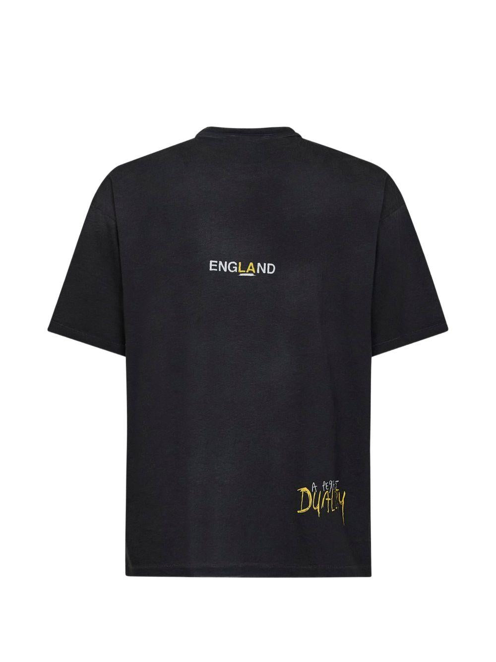 T-shirt in cotone con stampa grafica enemy  in nero Represent - uomo 