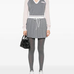 Gonna plissettata con coulisse in grigio Casablanca - donna 