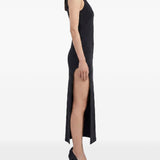 Abito midi in cotone opaque in nero Wardrobe NYC - donna 