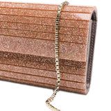Clutch sweetie con logo in rosa Jimmy choo - donna 