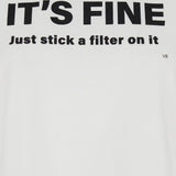 T-shirt con stampa in bianco Victoria beckham - donna 