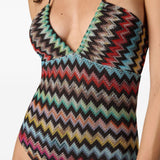 Costume con motivo a zigzag in multicolore Missoni - donna 