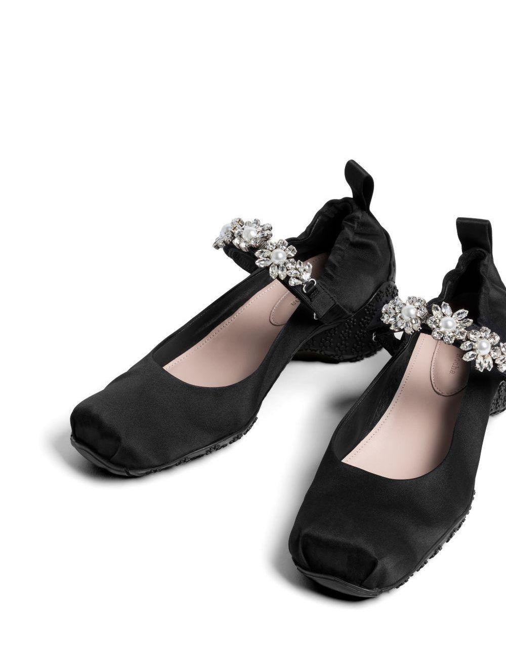 Ballerine BALLET runner in nero Simone rocha - donna 