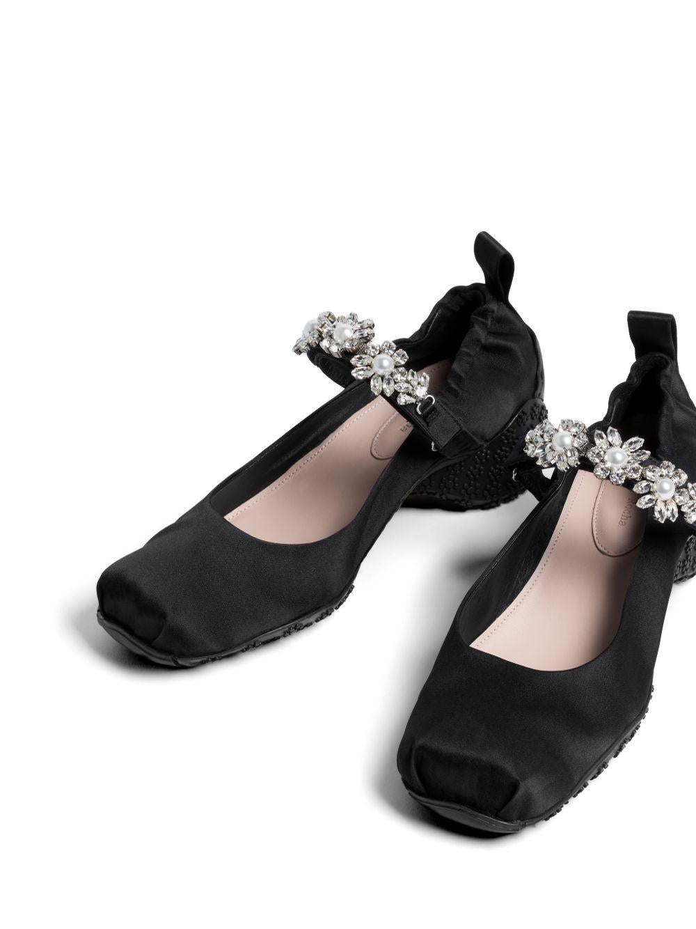 Ballerine BALLET runner in nero Simone rocha - donna 