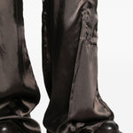 Pantaloni a gamba ampia cargobelas in marrone Rick owens - donna 