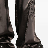 Pantaloni a gamba ampia cargobelas in marrone Rick owens - donna 