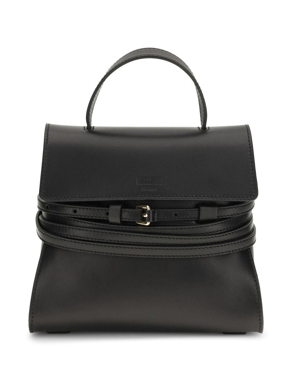 Borsa a mano tie me mini in nero Moschino - donna 