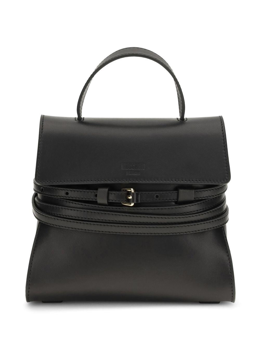 Borsa a mano tie me mini in nero Moschino - donna 