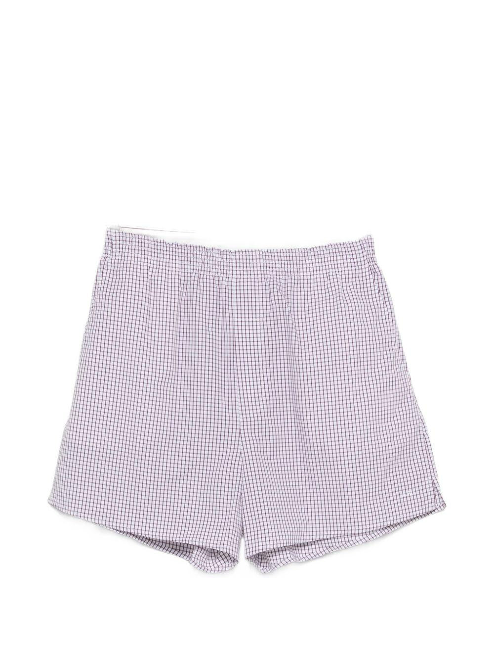 Pantaloncini a quadretti in bianco e marrone A.P.C. - donna 