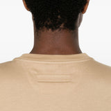 T-shirt a maniche corte in beige Zegna - uomo 