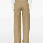 Pantaloni sartoriali dritti con pinces in marrone Lemaire - donna 