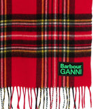 Sciarpa a quadri in rosso 