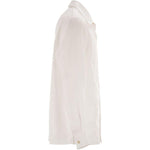 Camicia con colletto classico in bianco brunello cucinelli - uomo 