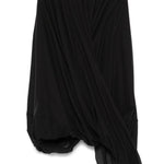Gonna drapeggiata cocoon in nero Toteme - donna 