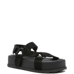 Sandali con cinturino e platform in nero Moschino- donna 