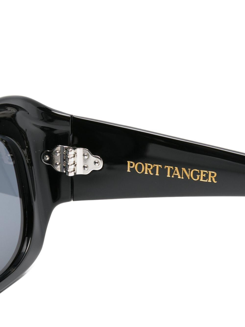 Occhiali da sole rotondi in nero Port tanger - unisex 