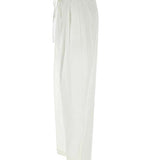Pantaloi a gamba larga in bianco The Andamane - donna 