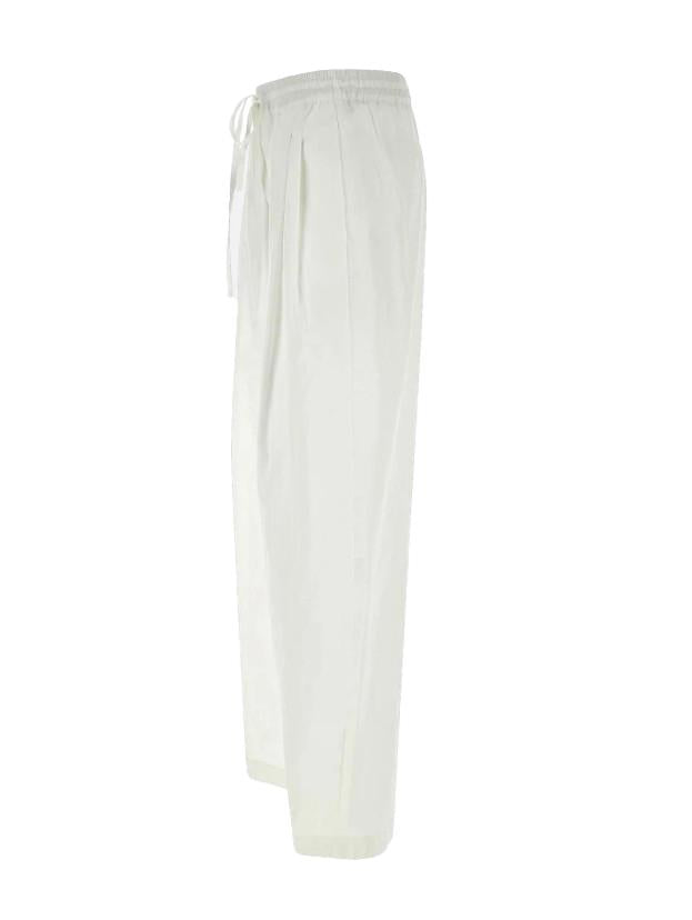 Pantaloi a gamba larga in bianco The Andamane - donna 