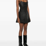 Abito corto con inserti in nero Diesel - donna 