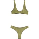 Bikini decorato con cristalli in verde Venuja - donna 