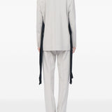 Blazer a maniche lunghe in grigio MM6 Maison Margiela - donna 
