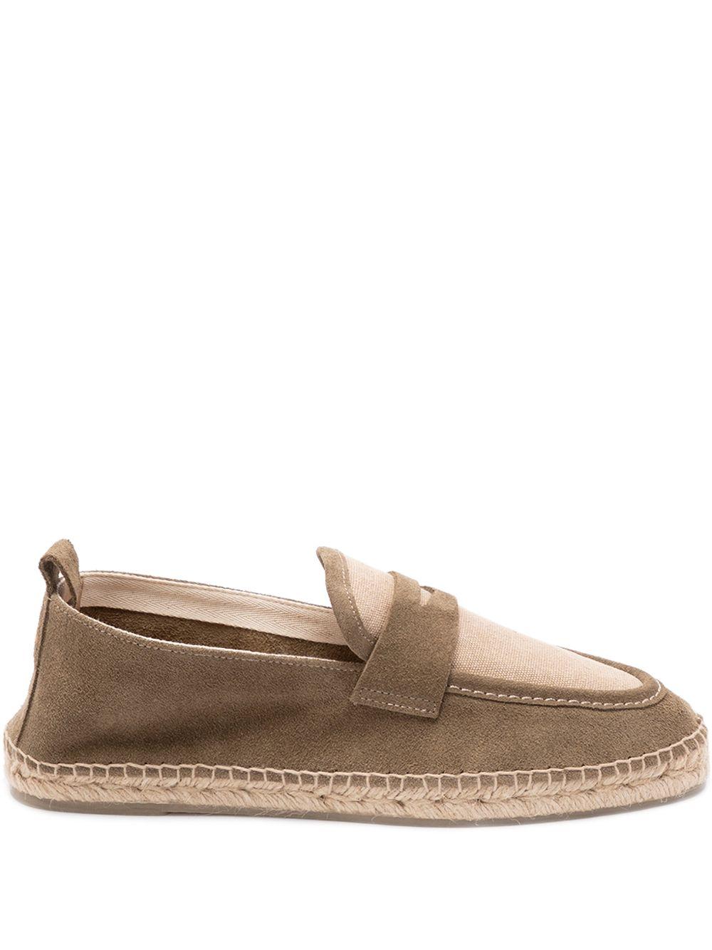 Espadrilles Nobu in verde e beige Castañer - uomo 