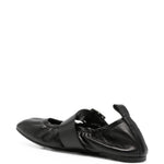Ballerine Rosalind in pelle in nero 