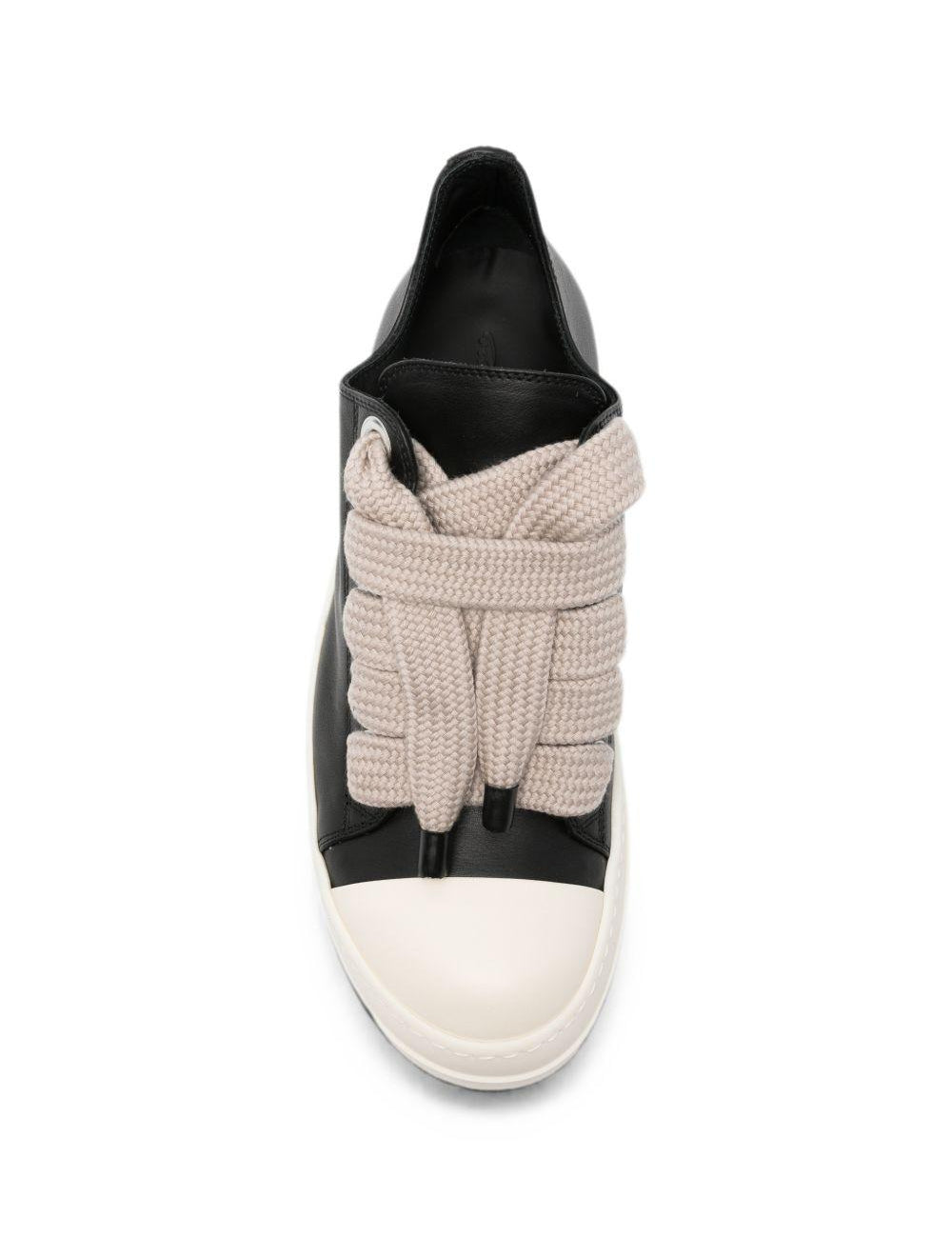 Sneakers in pelle Jumbolace in nero 