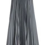 Gonna midi plissettata in grigio Jil Sander - donna 