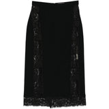 GONNA MIDI IN PIZZO IN NERO Elie Saab - DONNA 