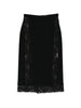 GONNA MIDI IN PIZZO IN NERO Elie Saab - DONNA