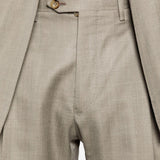 Completo doppiopetto in verde Kiton - uomo 