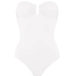 Costume da bagno con ruches cassiopée in bianco Eres - donna 
