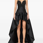 Abito asimmetrico Thara in nero Costarellos - donna 