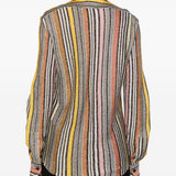 Camicia a maniche lunghe pattern multicolor MISSONI - DONNA 
