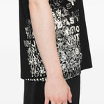 T-shirt GFX in nero Y-3 - uomo 