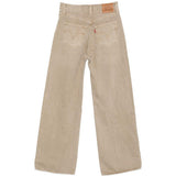 Jeans a gamba larga con costine torace in marrone  Levi's - donna 