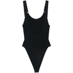 Costume intero Domino in nero Hunza g - donna 