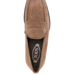 Mocassini in suede in beige Tod's - uomo 
