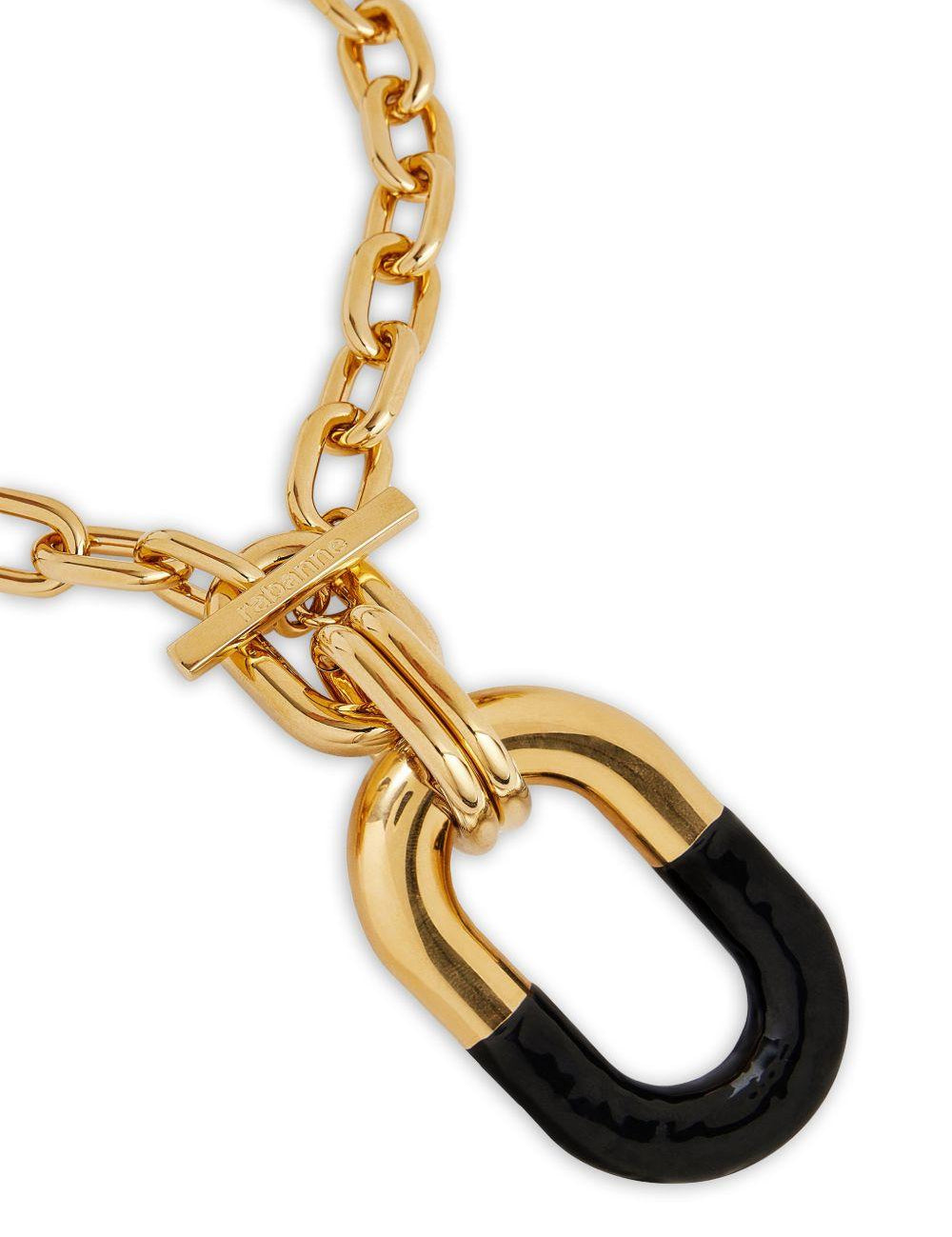 Collana Con Maglie Xl in oro Rabanne - donna 
