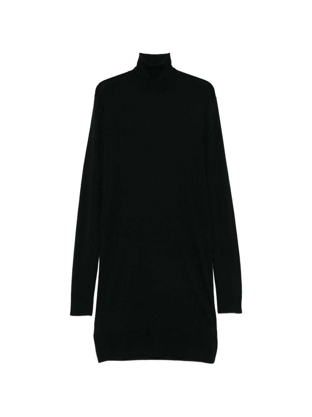 Abito midi a collo alto in nero Toteme - donna 