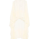 Abito lungo con design a strati in giallo chiaro Taller Marmo - donna 