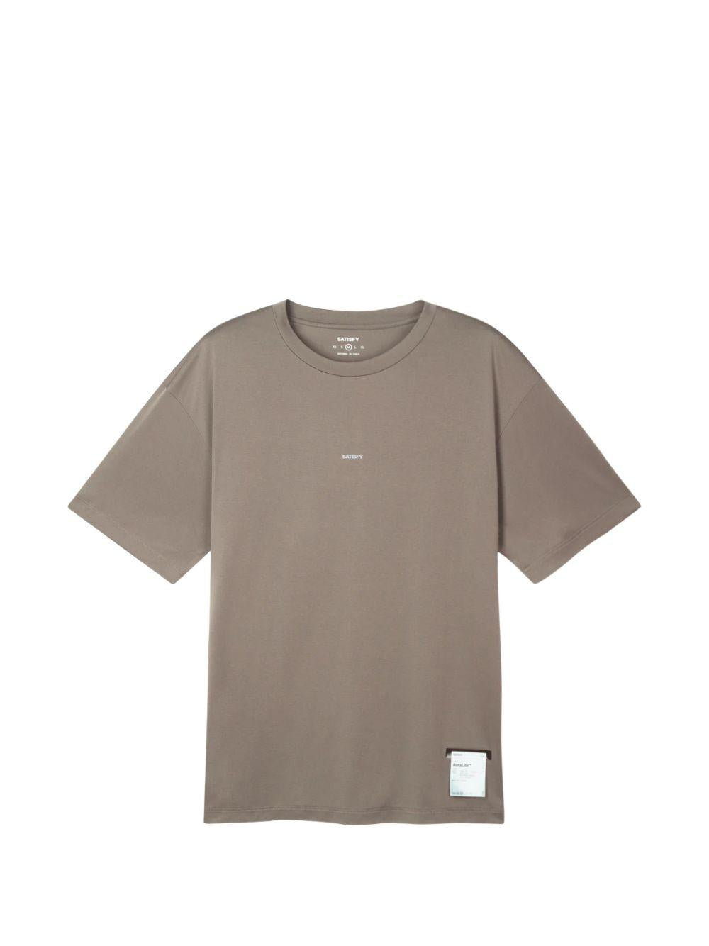 T-shirt AuraLite™ girocollo in verde Satisfy - unisex 